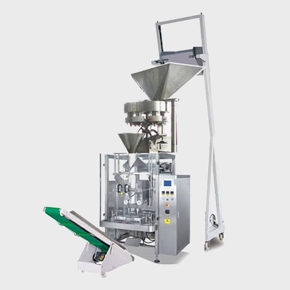 Volumetric cup system vertical packing machines (for pellet materials)