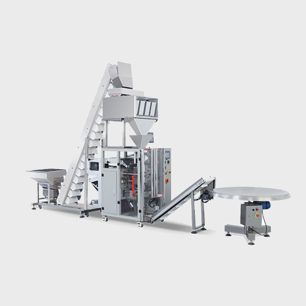 Vertical Form Fill Seal Machine Weigh scale system for packing cereal, sugar and tea