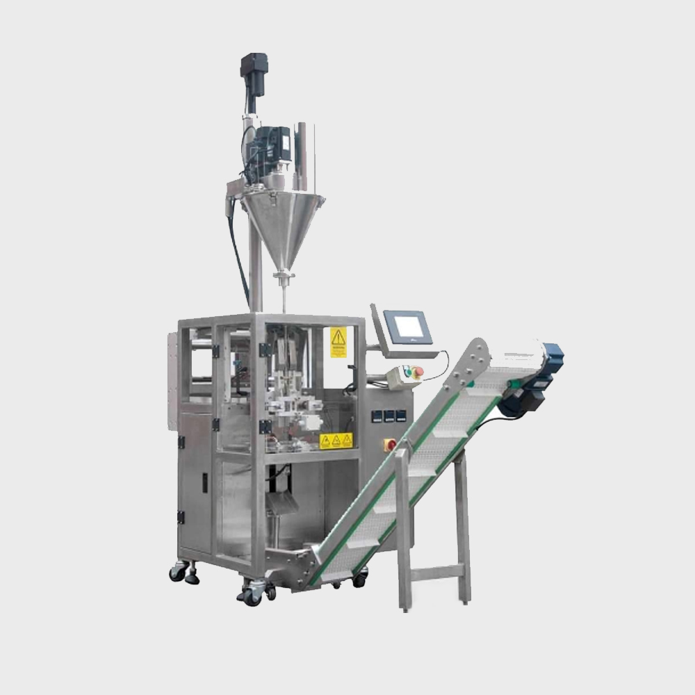Powder packing machines with spiral system